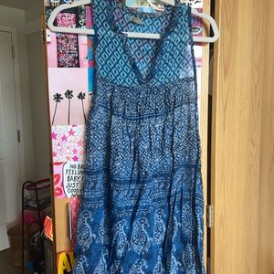 Ecote Gauze True Blue Frock Dress